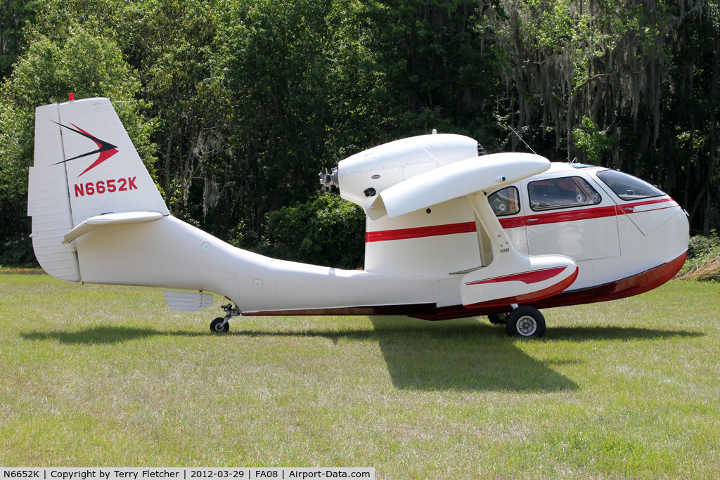 N6652K, 1947 Republic RC-3 Seabee C/N 929, at 2012 Sun N Fun Splash-In at Lake Agnes