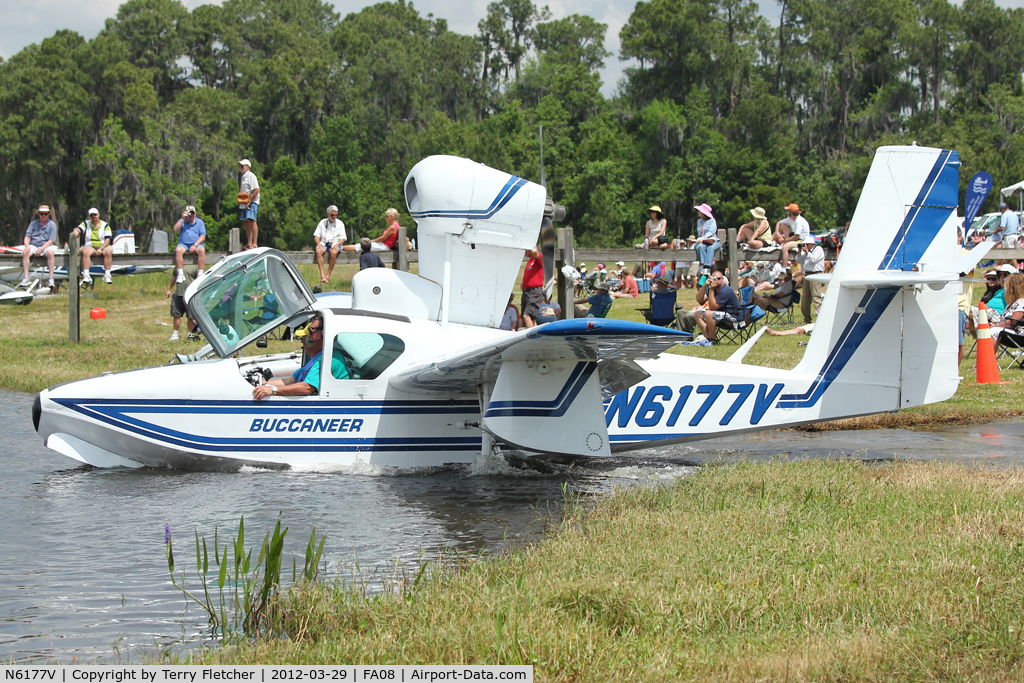 N6177V, 1977 Consolidated Aeronautics Inc. LAKE LA-4-200 C/N 830, at 2012 Sun N Fun Splash-In at Lake Agnes