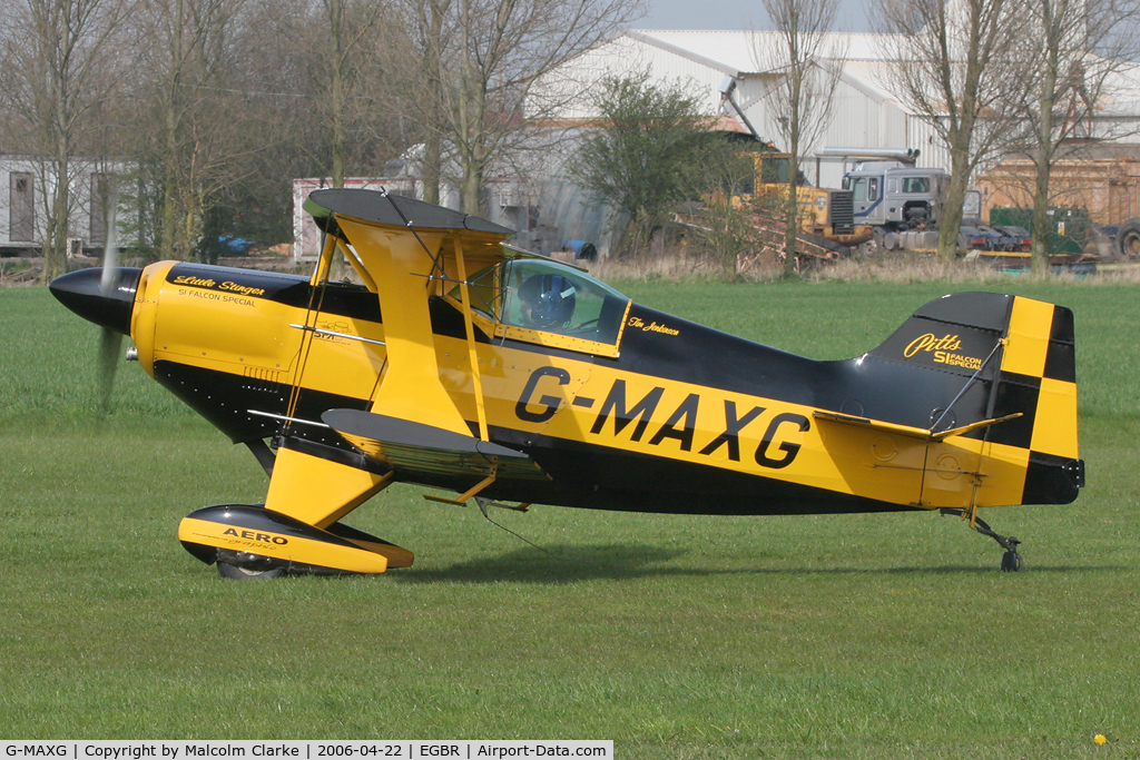 G-MAXG, 2001 Pitts S-1S Special C/N PFA 009-13233, Pitts S-1S, Breighton Airfield, April 2006.