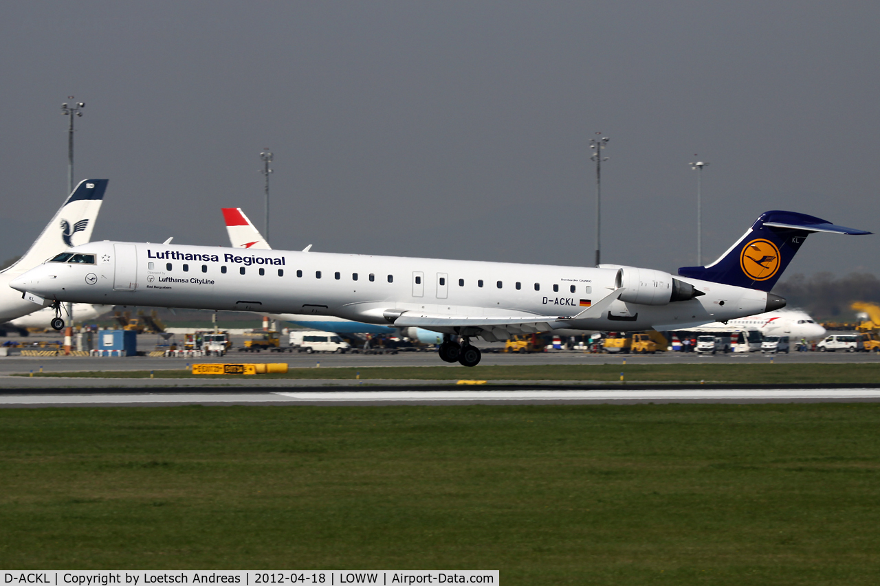 D-ACKL, 2006 Bombardier CRJ-900LR (CL-600-2D24) C/N 15095, Lufthansa Cityline