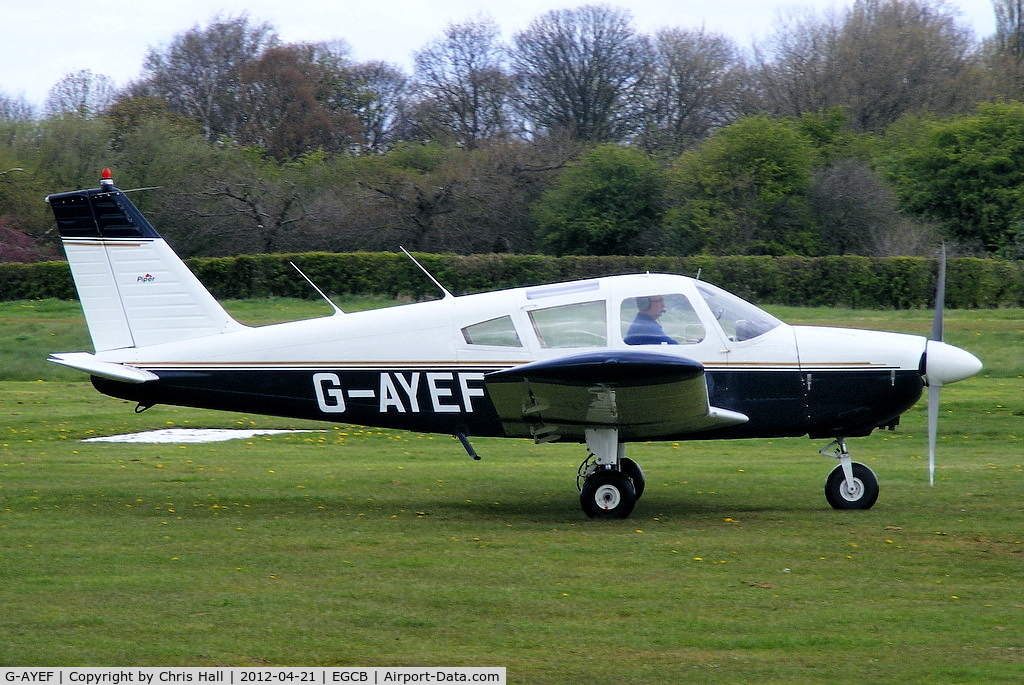 G-AYEF, 1970 Piper PA-28-180 Cherokee C/N 28-5815, Pegasus flying group