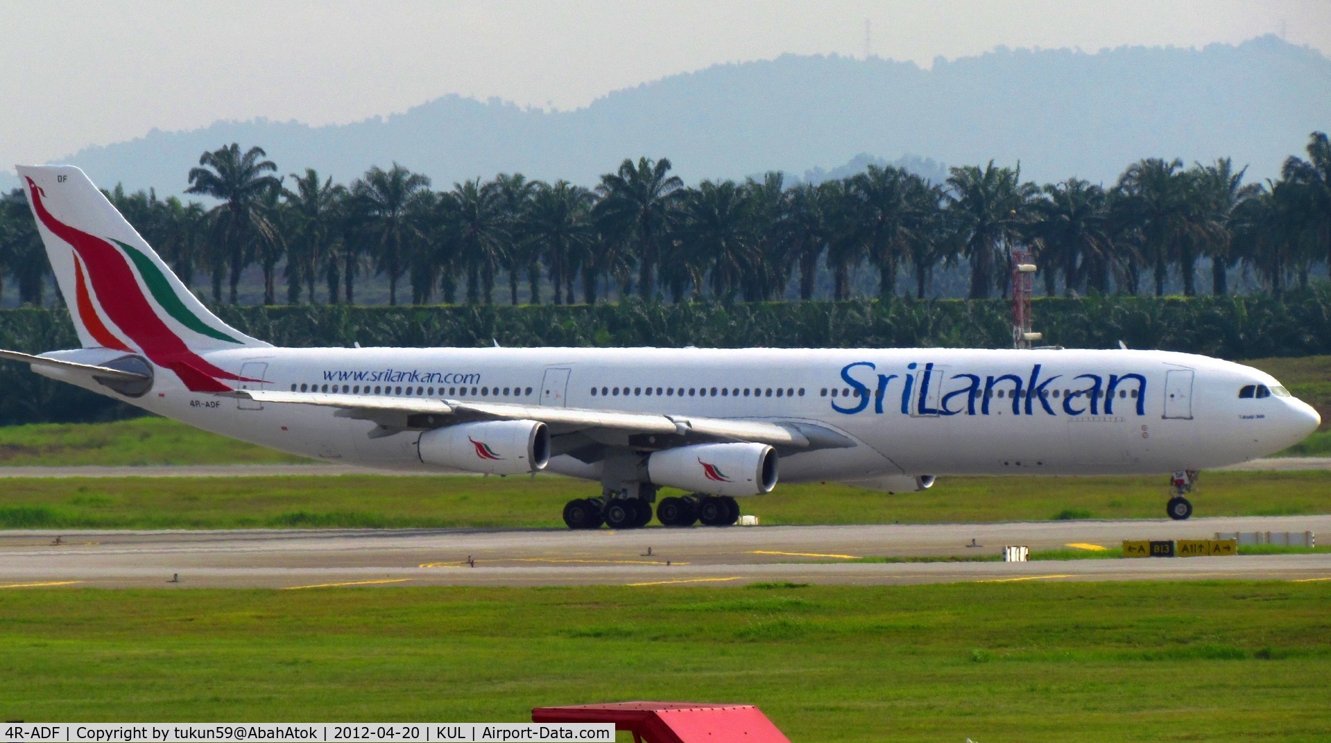 4R-ADF, 2000 Airbus A340-313 C/N 374, SriLankan Airlines