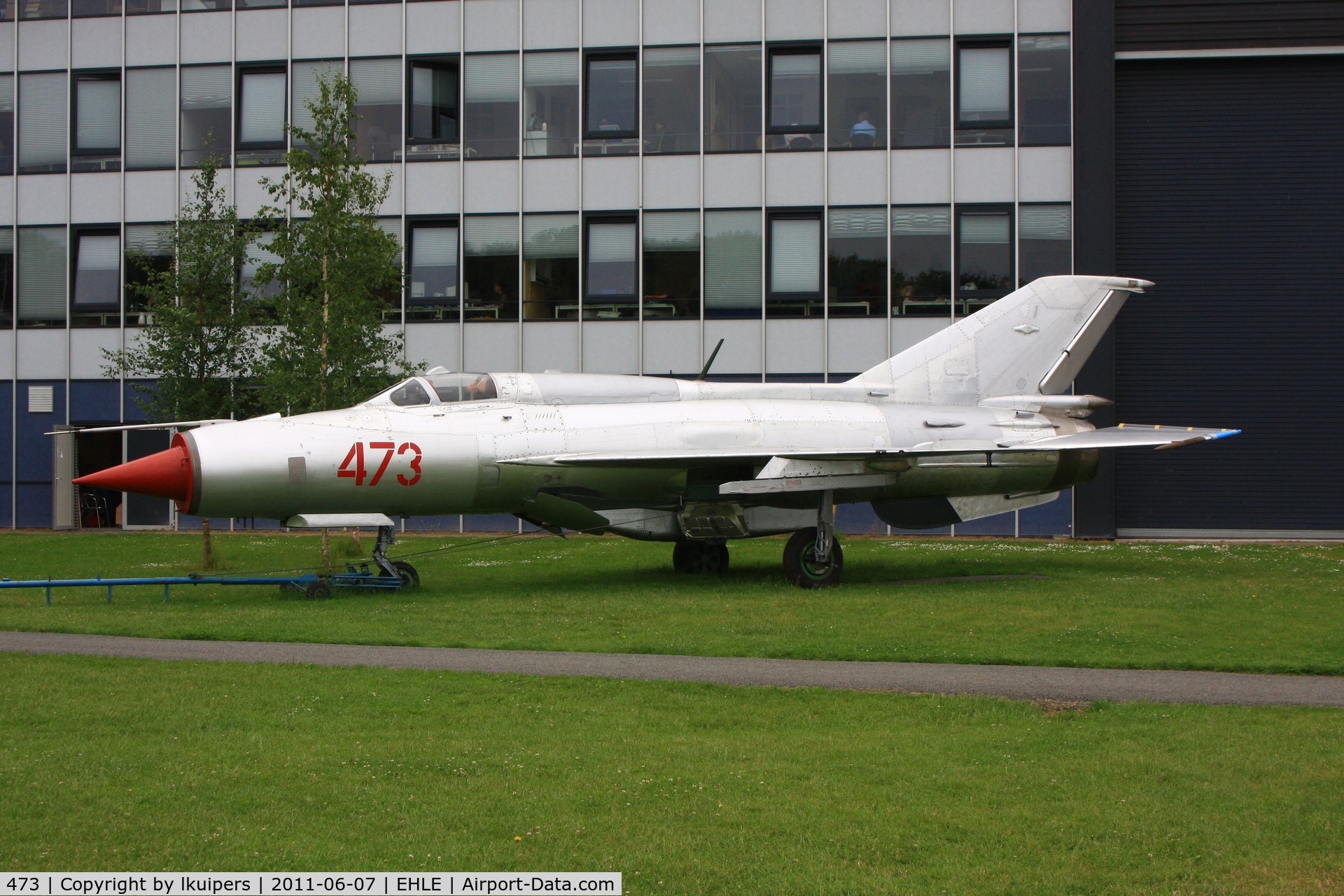 473, Mikoyan-Gurevich MiG-21PFM C/N 94A7006, This MiG-21 on display at Aviodrome on Lelystad Airport