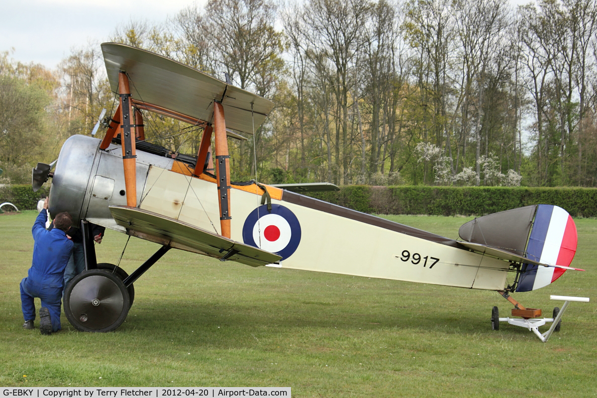 G-EBKY, 1920 Sopwith Pup C/N W/O 3004/14, Shuttleworth Collection at Old Warden