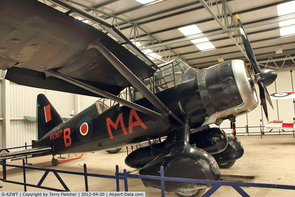 G-AZWT, 1938 Westland Lysander IIIA C/N Y1536, Shuttleworth Collection at Old Warden