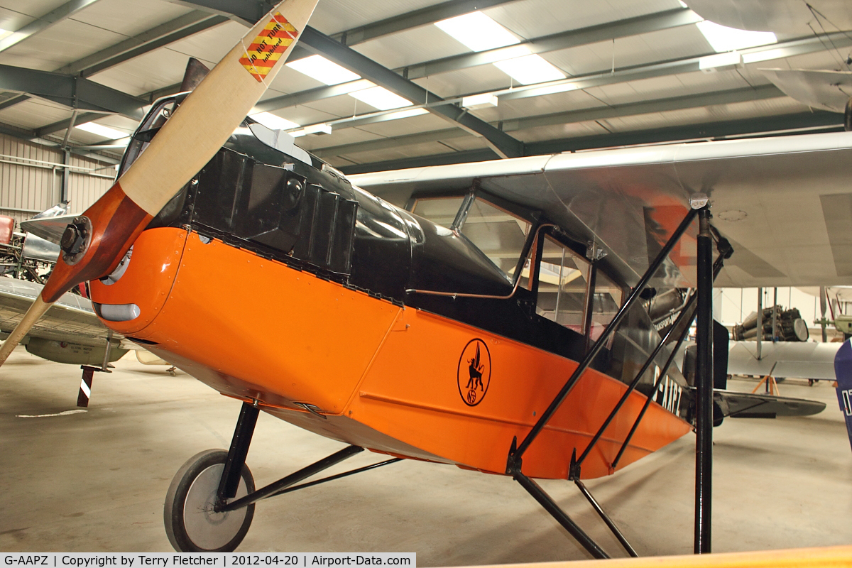 G-AAPZ, 1930 Desoutter MKI C/N D.25, Shuttleworth Collection at Old Warden