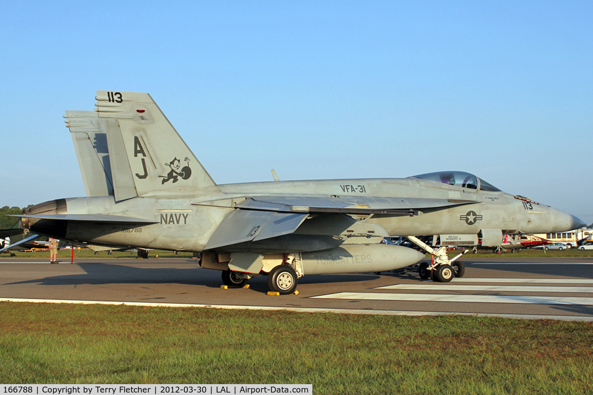 166788, Boeing F/A-18E Super Hornet C/N E134, At 2012 Sun N Fun