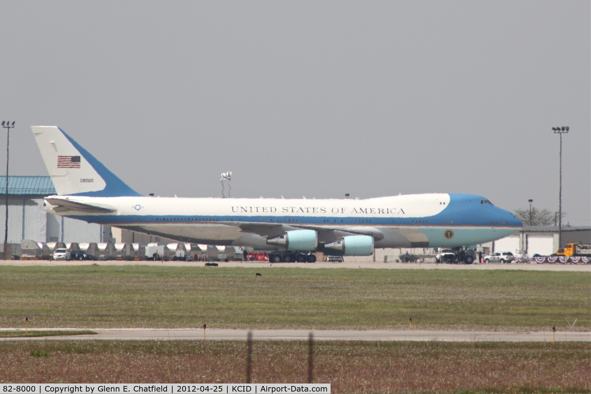82-8000, 1987 Boeing VC-25A (747-2G4B) C/N 23824, Seen from 1/2 mile SE