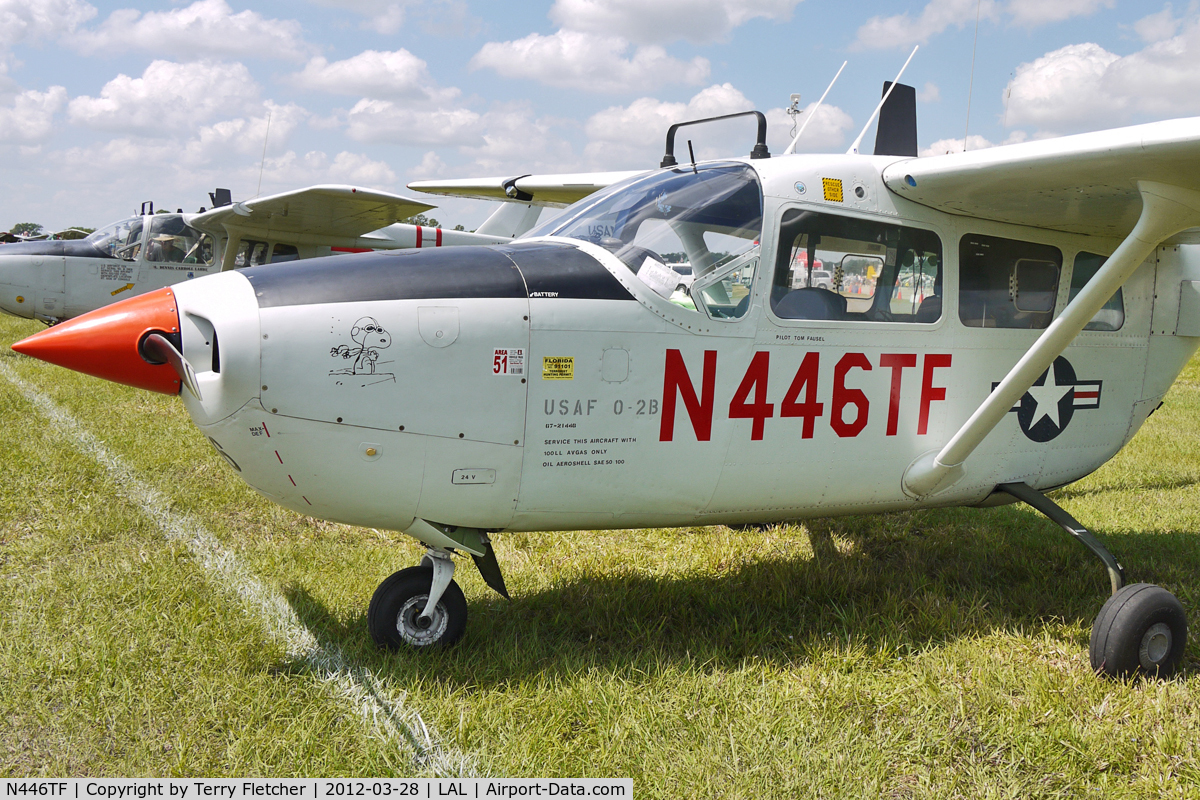 N446TF, Cessna 337A Super Skymaster C/N 337-0454, At 2012 Sun N Fun
