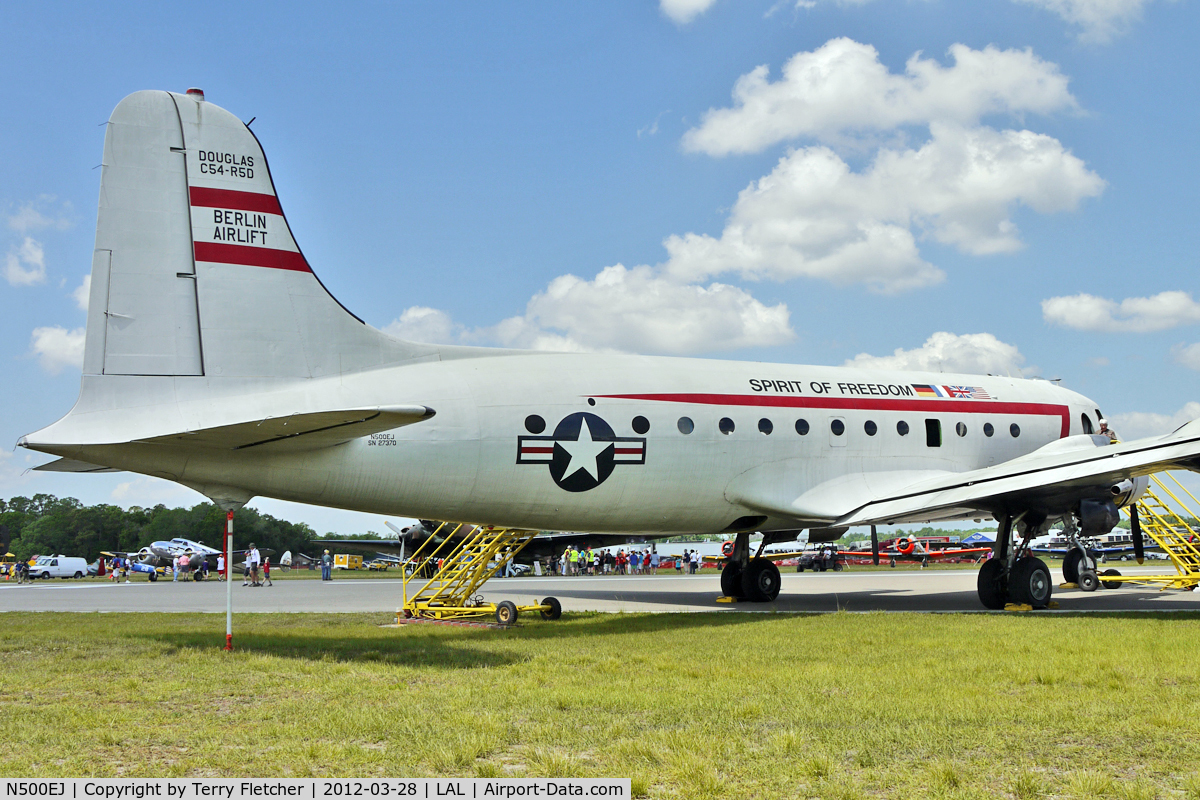 N500EJ, 1945 Douglas C-54E Skymaster (DC-4A) C/N DO316, At 2012 Sun N Fun