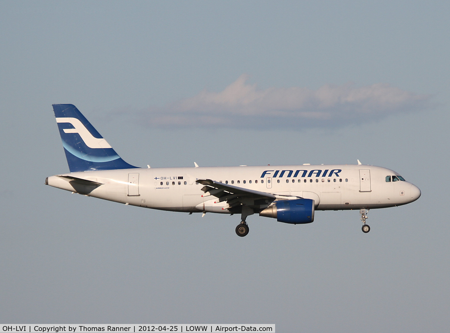 OH-LVI, 2000 Airbus A319-112 C/N 1364, Finnair Airbus A319