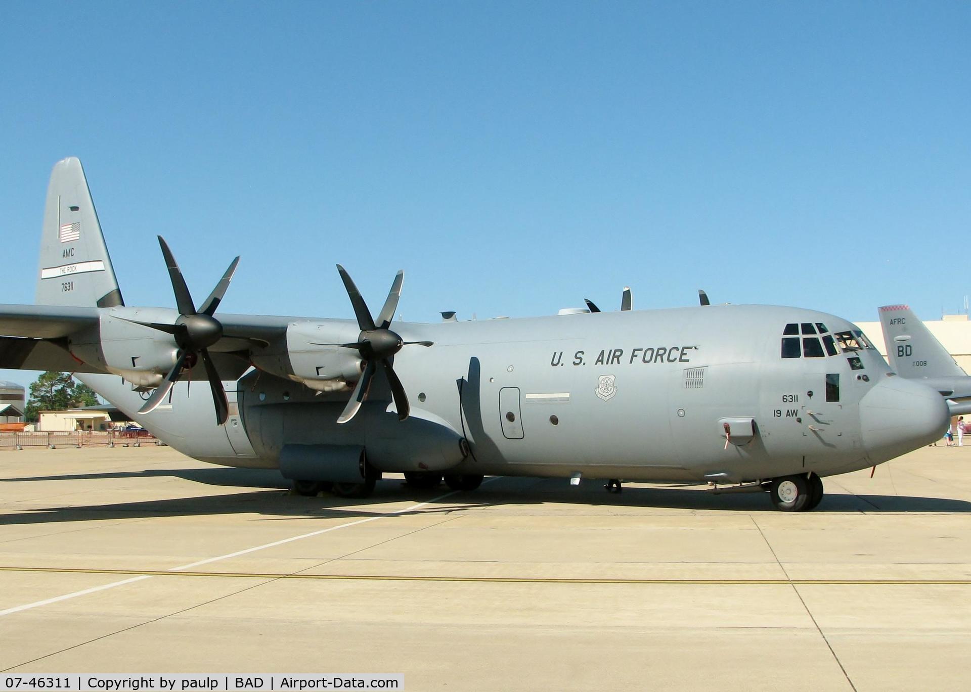 07-46311, 2009 Lockheed Martin C-130J-30 Super Hercules C/N 382-5608, At Barksdale Air Force Base.