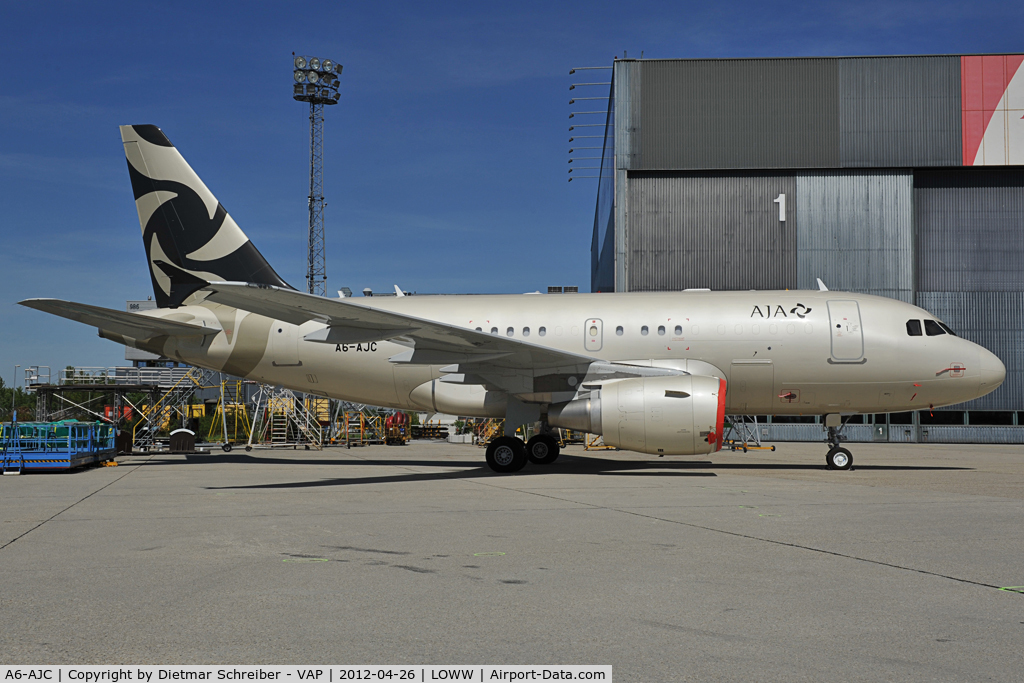 A6-AJC, 2009 Airbus ACJ318 (A318-112/CJ) C/N 3985, Al Jaber Aviation Airbus 318