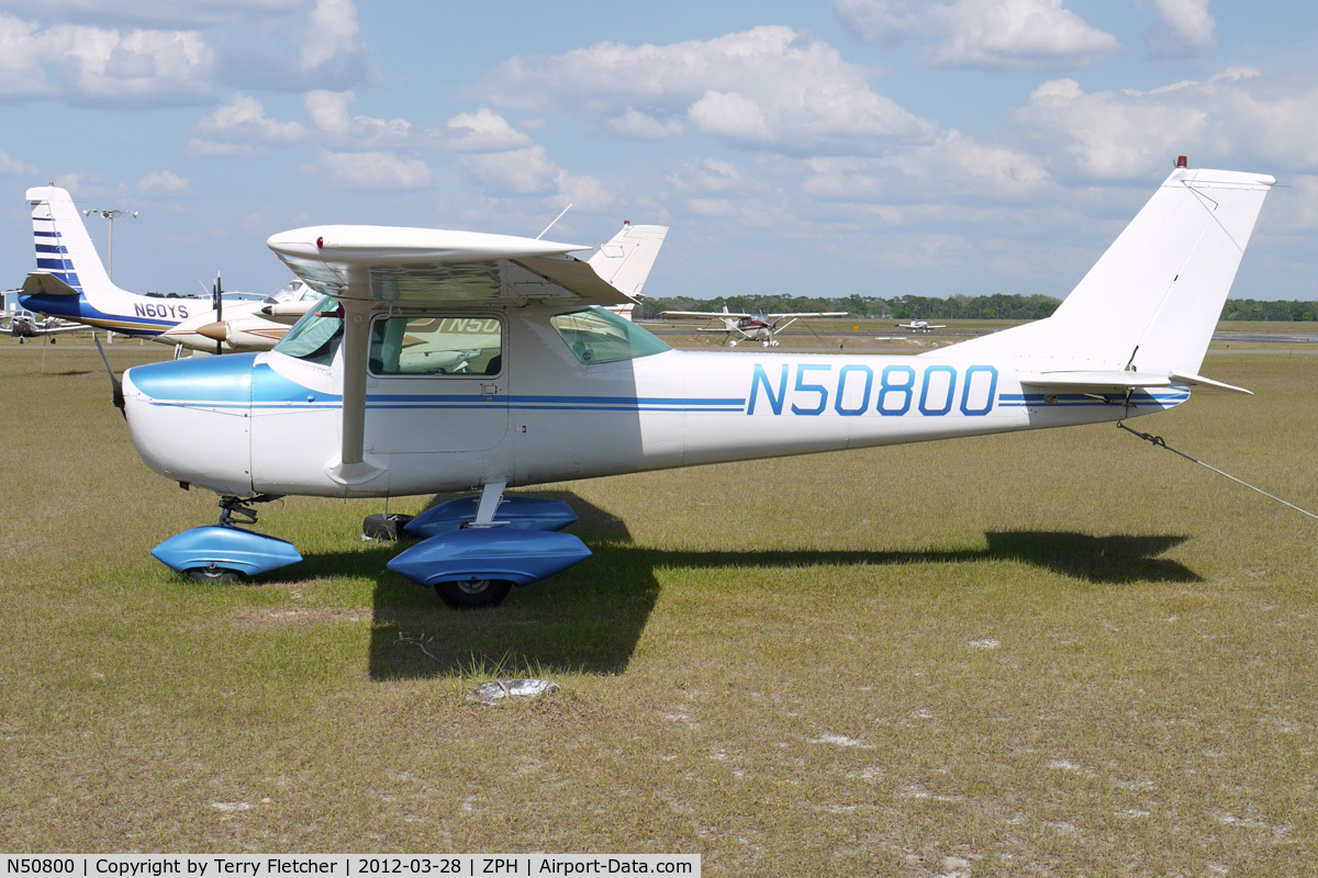 N50800, 1968 Cessna 150J C/N 15069561, At Zephyrhills Municipal Airport, Florida