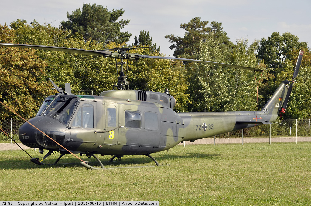 72 83, Bell (Dornier) UH-1D Iroquois (205) C/N 8403, at Niederstetten