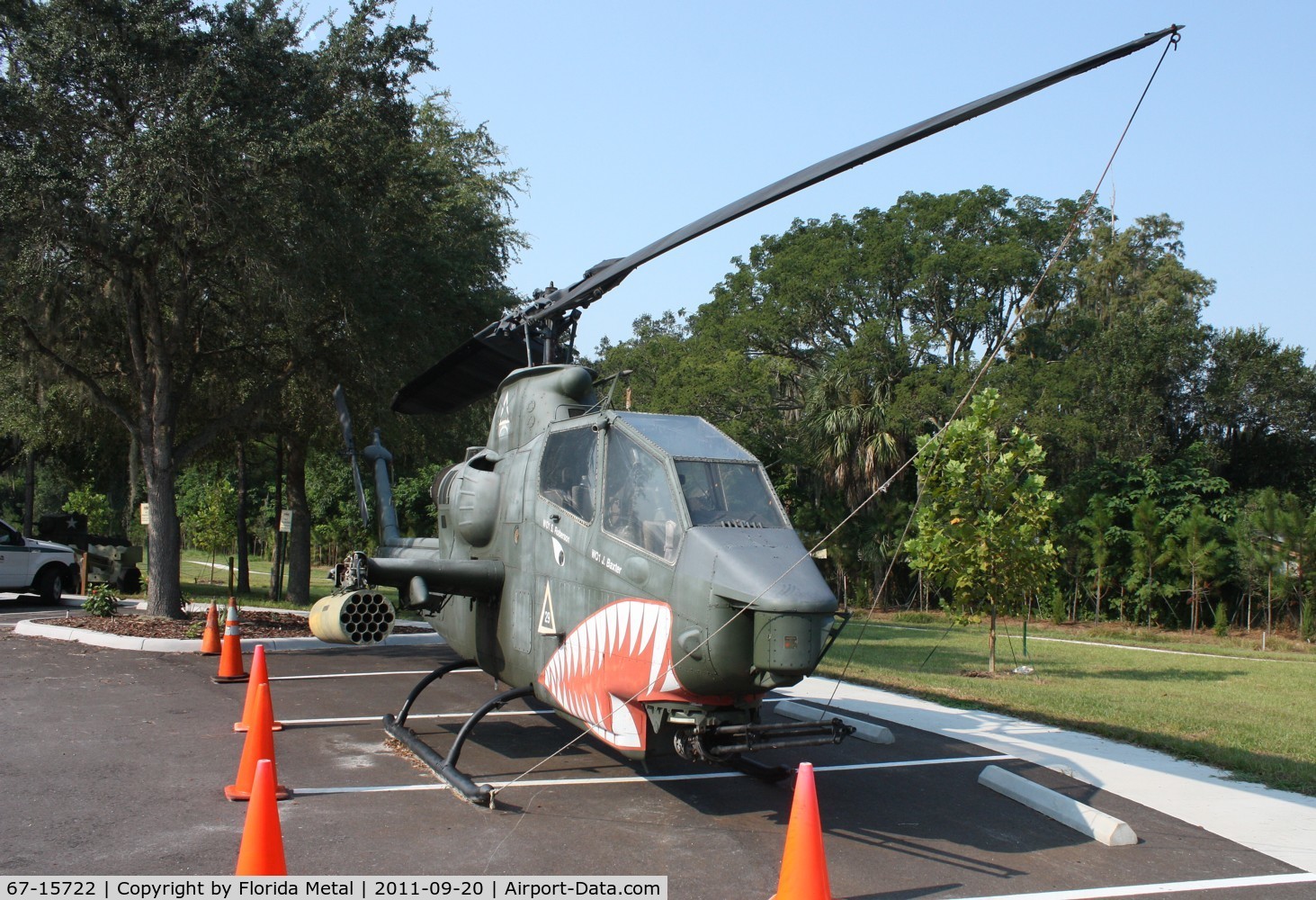 67-15722, 1967 Bell AH-1F Cobra C/N 20386, Huey Cobra at Tampa Veterans Park