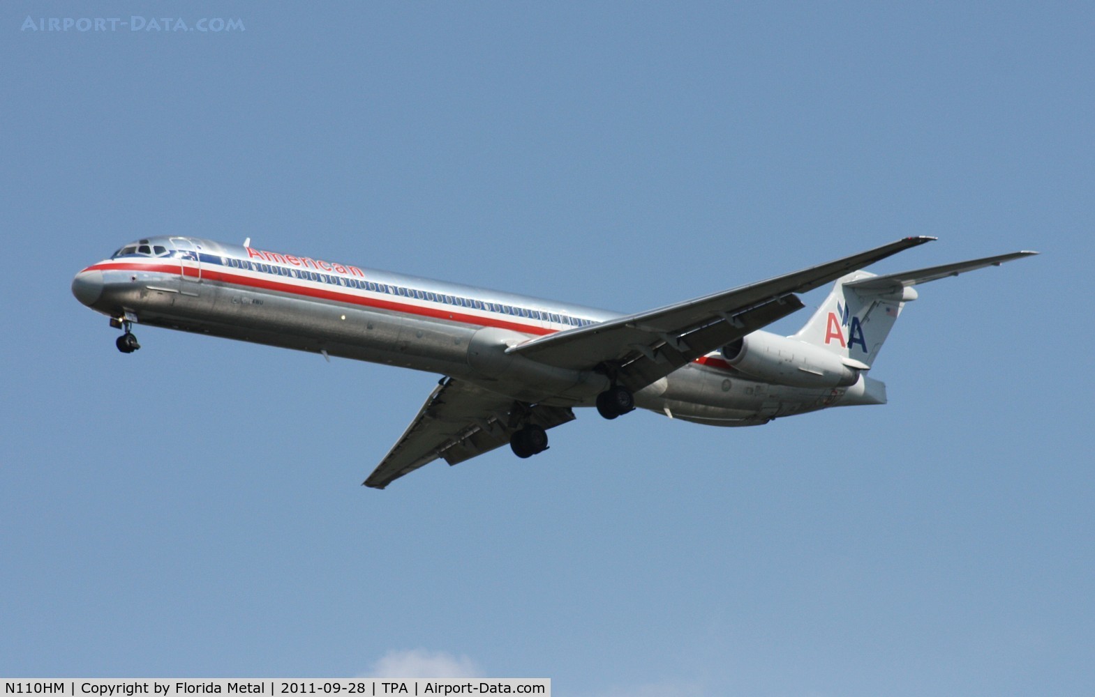 N110HM, 1989 McDonnell Douglas MD-83 (DC-9-83) C/N 49787, American MD-83