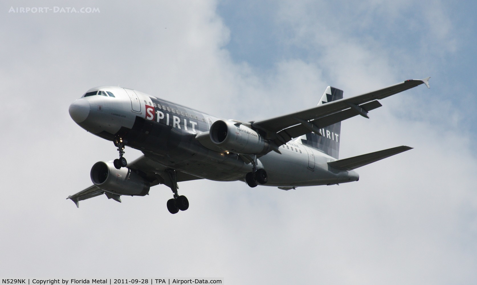 N529NK, 2007 Airbus A319-132 C/N 3007, Spirit A319