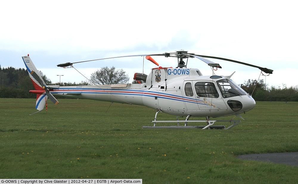 G-OOWS, 2008 Eurocopter AS-350B-3 Ecureuil Ecureuil C/N 4386, Originally owned to, Eurocopter UK Ltd in March 2008 & Currently with, Millburn World Travel Services Ltd, Monaco since October 2008