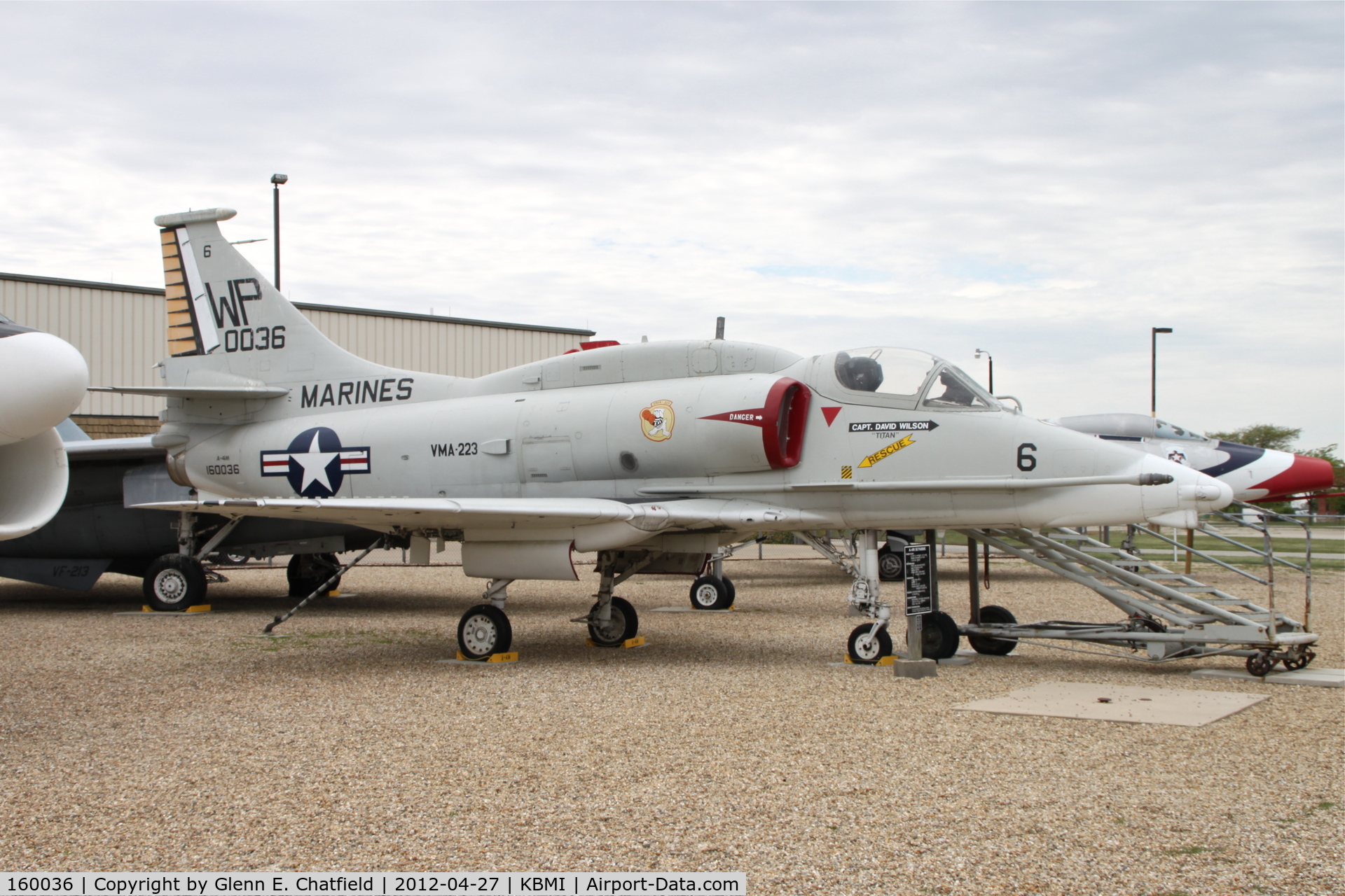 160036, Douglas A-4M Skyhawk C/N 14538, At the Prairie Aviation Museum