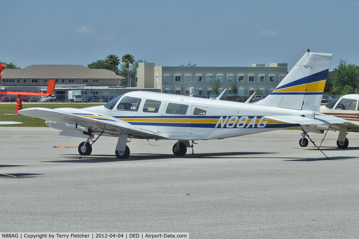 N88AG, 1974 Piper PA-34-200 C/N 34-7450093, At Deland Airport, Florida