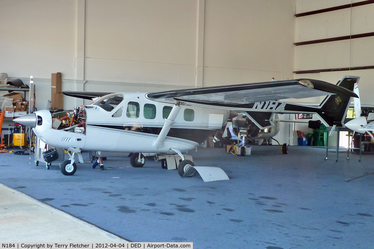 N184, 1974 Cessna T337G Turbo Super Skymaster C/N P3370206, At Deland Airport, Florida