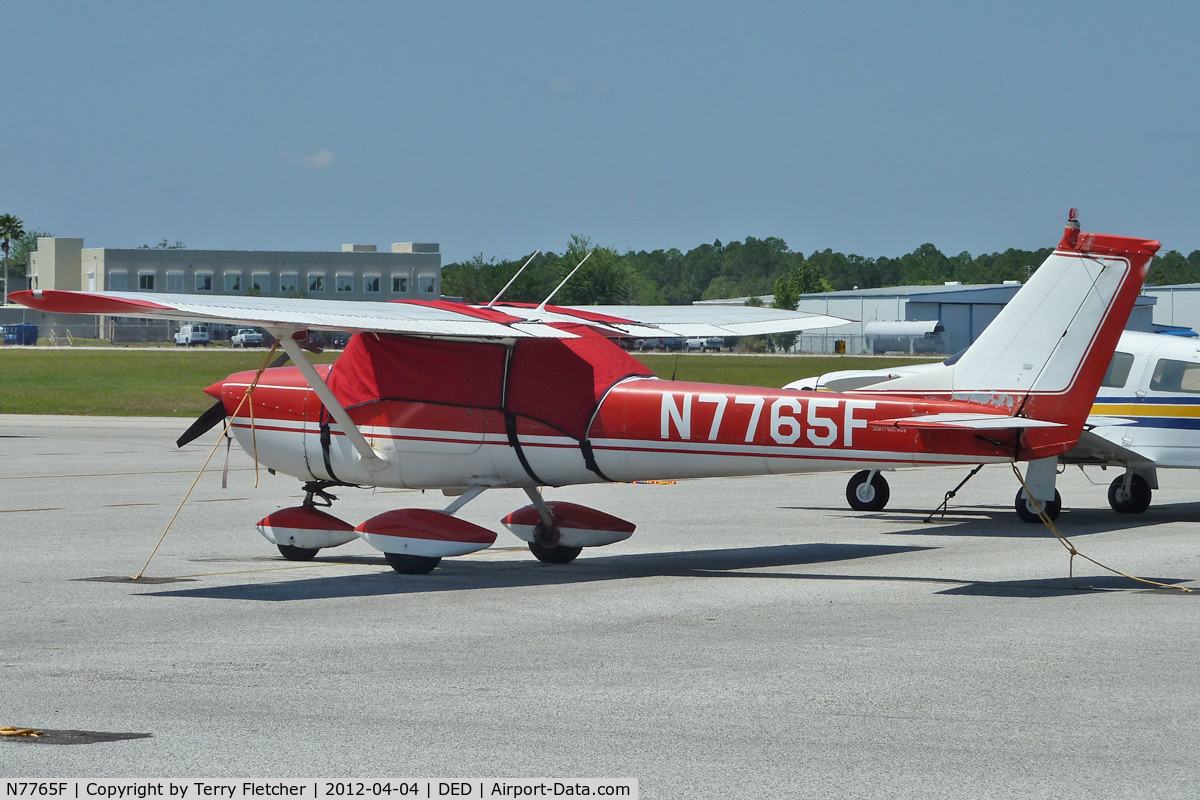 N7765F, 1966 Cessna 150F C/N 15063865, At Deland Airport, Florida