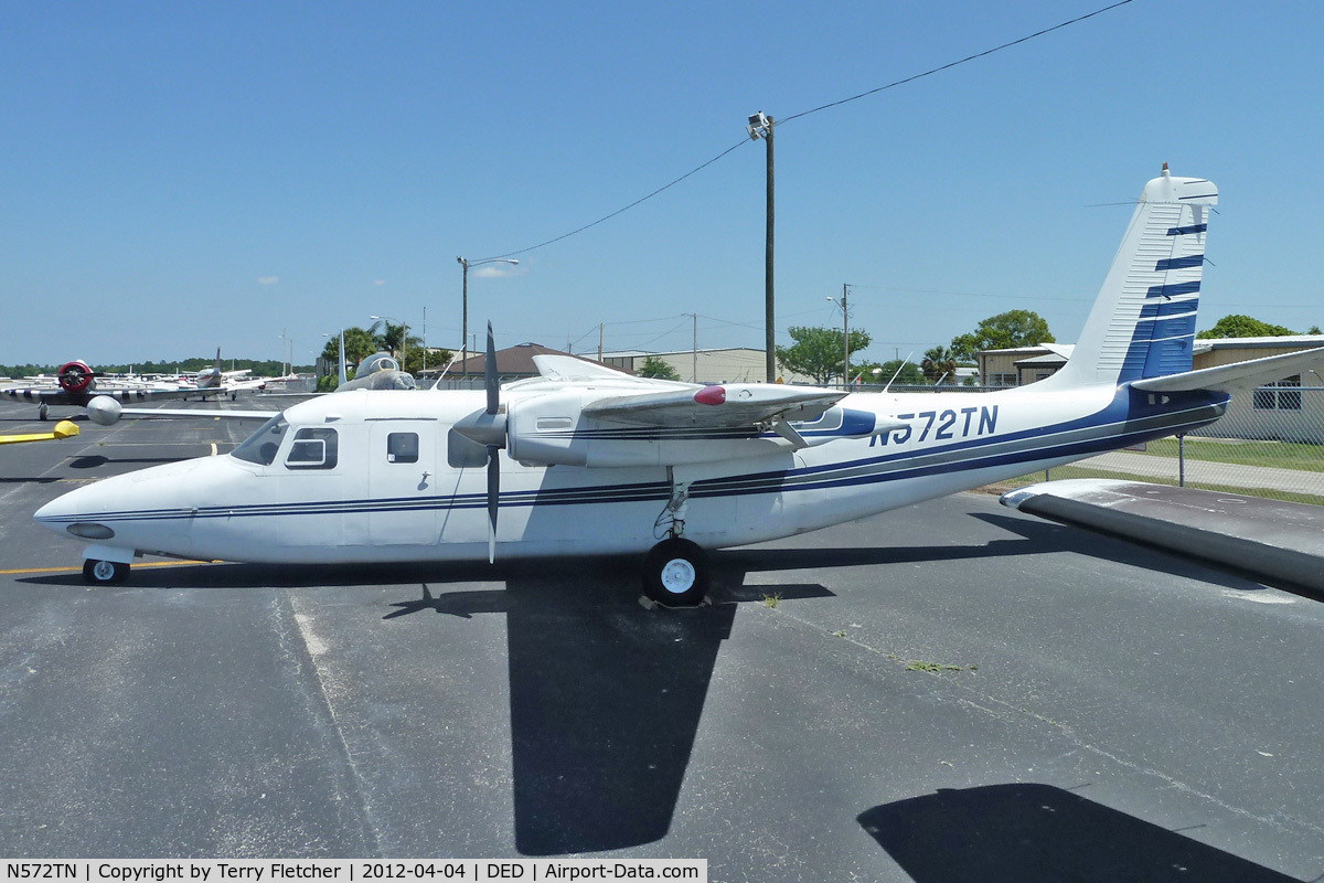 N572TN, Aero Commander 680FL Commander C/N 1360-38, At Deland Airport, Florida