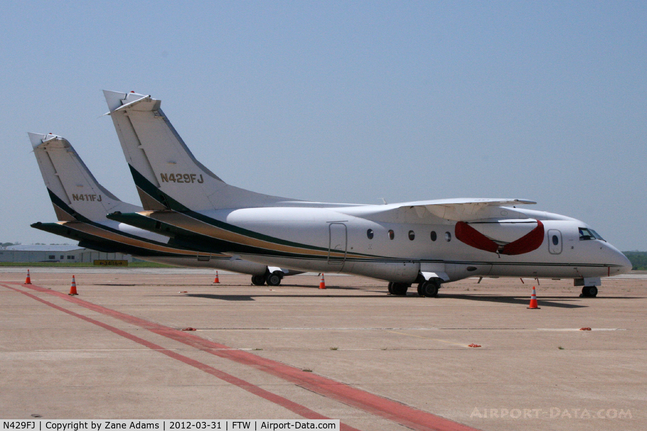 N429FJ, 2001 Fairchild Dornier 328-300 328JET C/N 3194, At Meacham Field - Fort Worth, TX