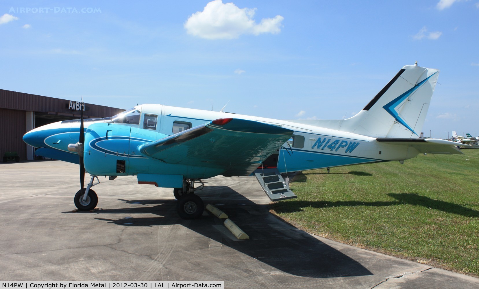 N14PW, 1951 Beech C-45H Expeditor C/N AF-314, Rare single tail Beech 18/C-45 with a nose wheel also