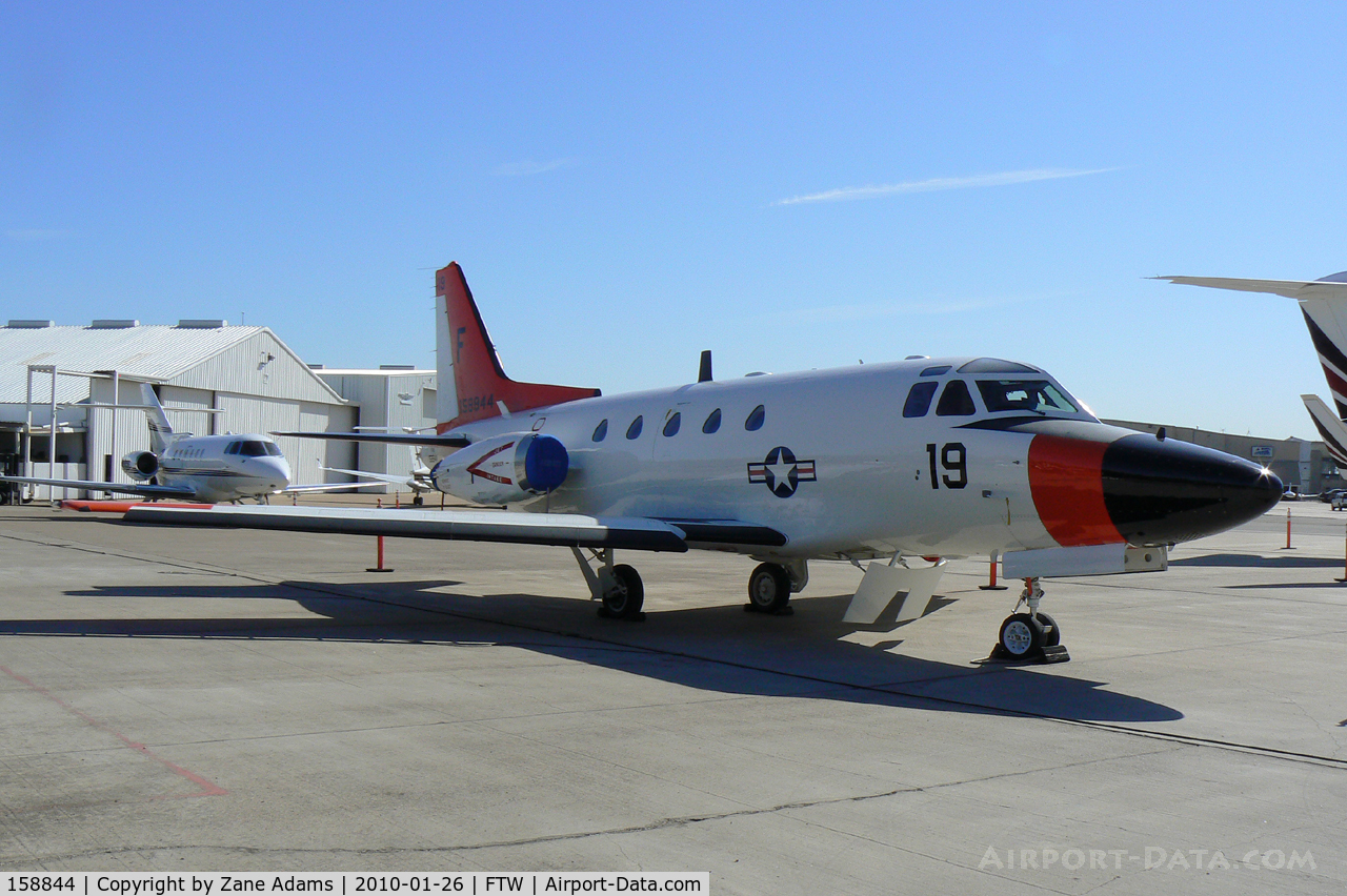 158844, North American Rockwell CT-39G Sabreliner C/N 306-55, At Meacham Field - Fort Worth, TX