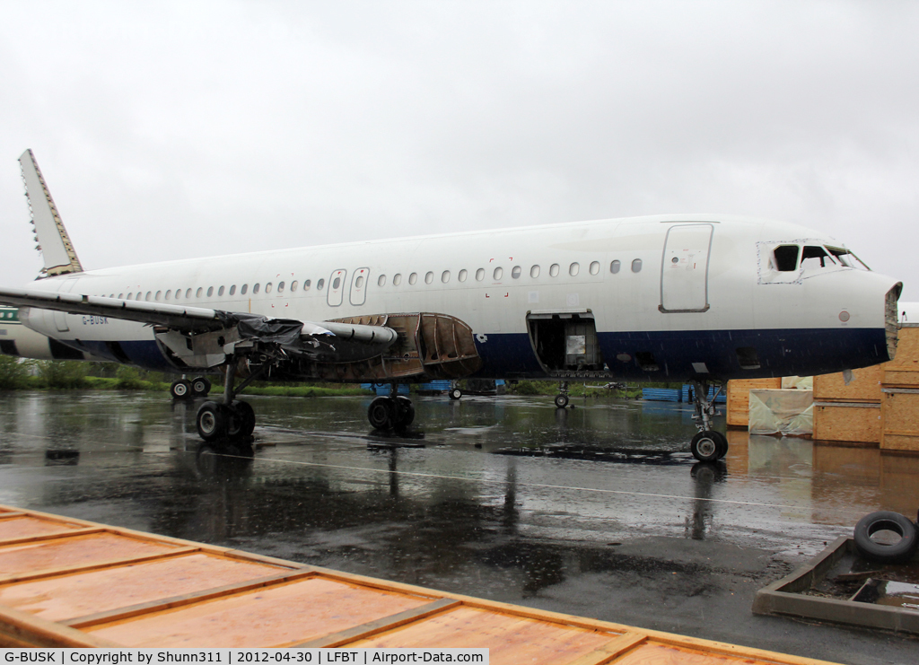 G-BUSK, 1990 Airbus A320-211 C/N 120, Dismantled for scrapping...