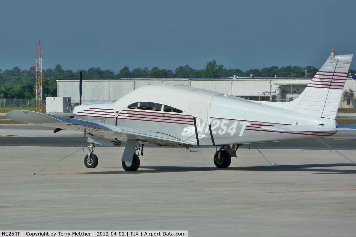 N1254T, 1972 Piper PA-28R-200 C/N 28R-7235248, At Space Coast Regional Airport , Florda