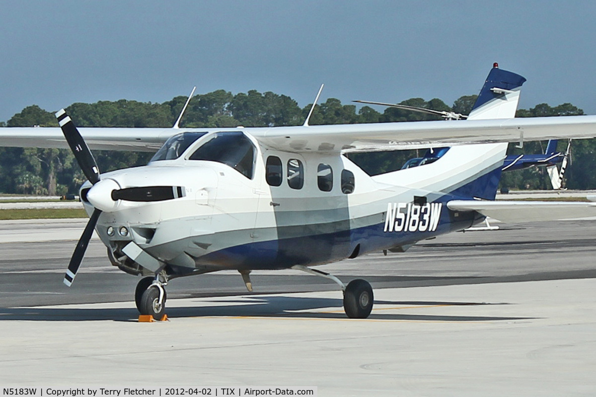 N5183W, 1981 Cessna P210N Pressurised Centurion C/N P21000650, At Space Coast Regional Airport , Florida