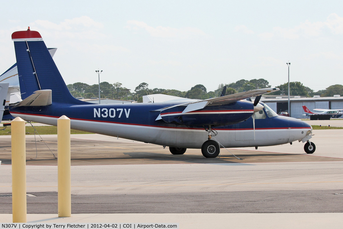 N307V, 1956 Aero Commander 680 C/N 680-347-38, At Merritt Island Airport, Merritt Island FL USA