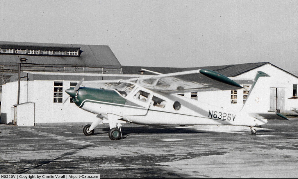 N6326V, 1968 Helio H-250 Courier C/N 2539, exported to Zambia in 1969 as 9J-AAZ damaged beyond repair 5-31-72