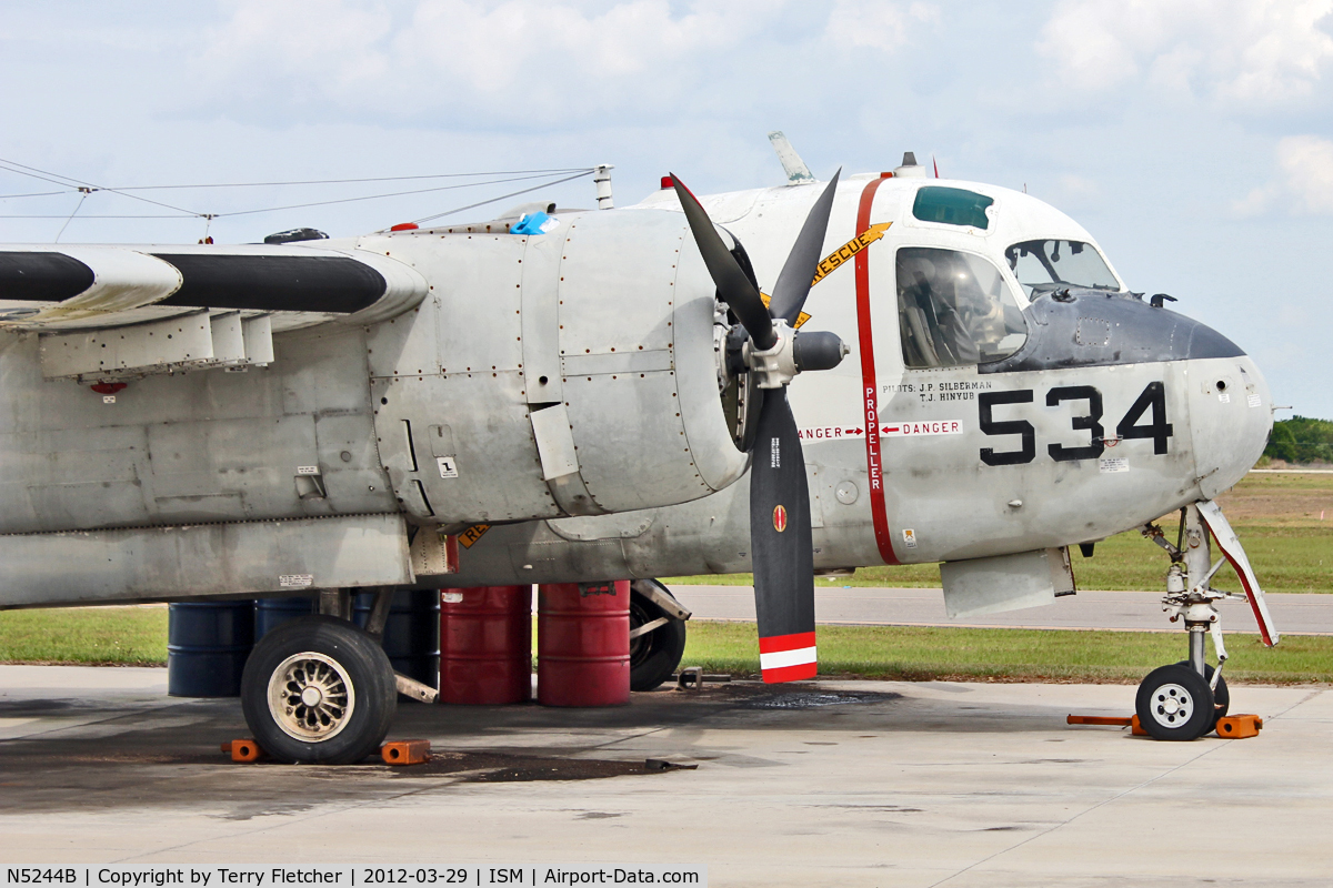 N5244B, 1957 Grumman US-2B Tracker (G89) C/N 443, At Kissimmee Gateway Airport, Florida