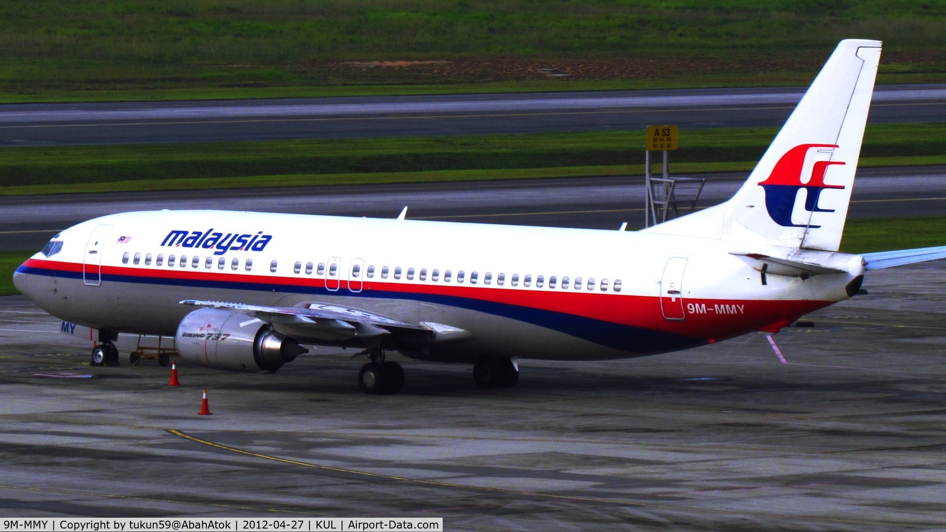 9M-MMY, Boeing 737-4H6 C/N 26455, Malaysia Airlines