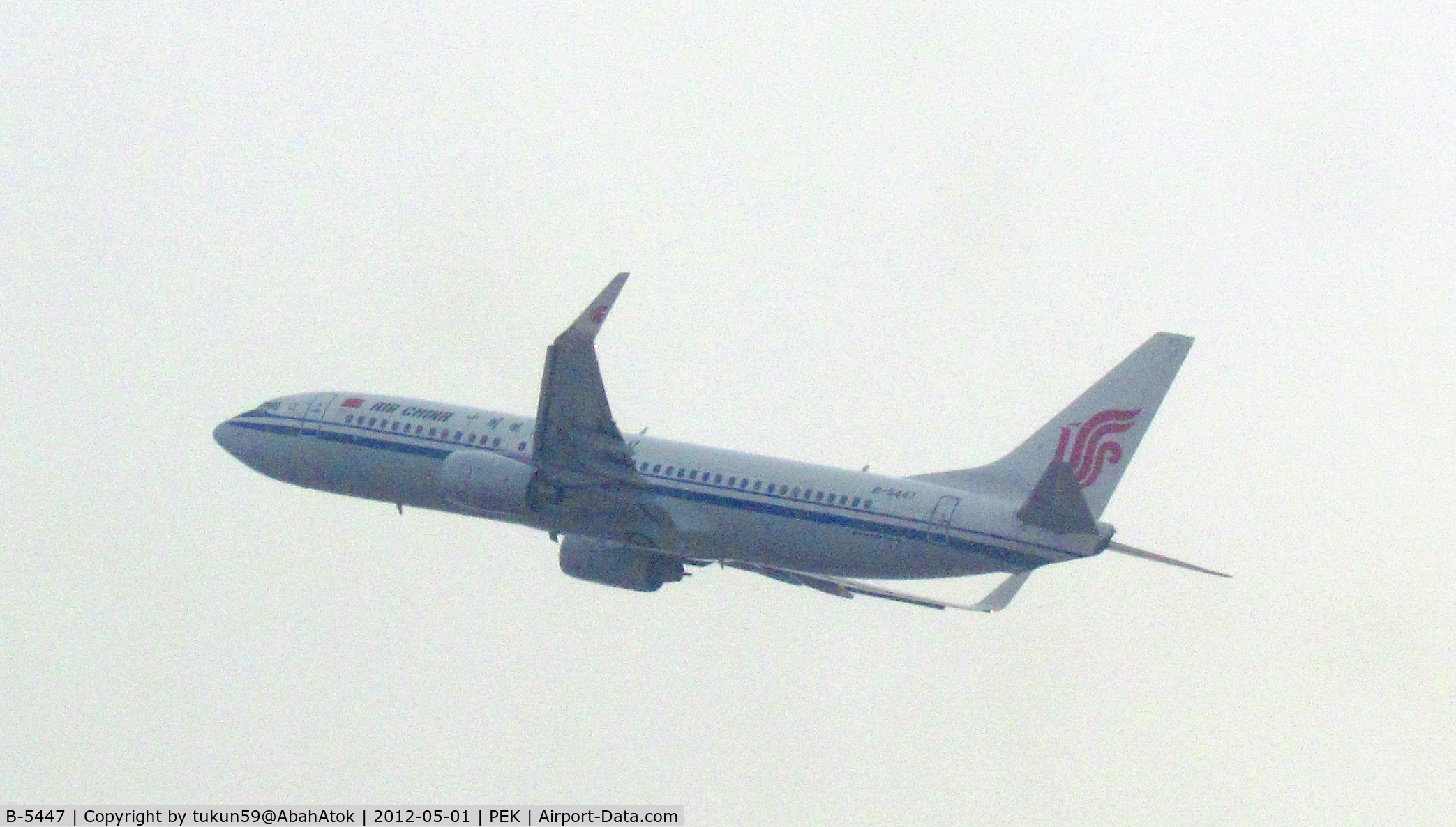 B-5447, 2010 Boeing 737-89L C/N 40015/3509, Air China