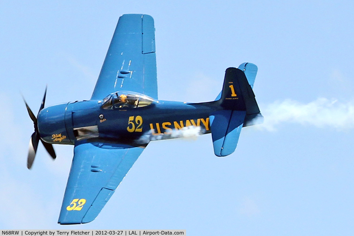 N68RW, 1947 Grumman F8F-2 (G58) Bearcat C/N D.1162, At 2012 Sun N Fun at Lakeland , Florida