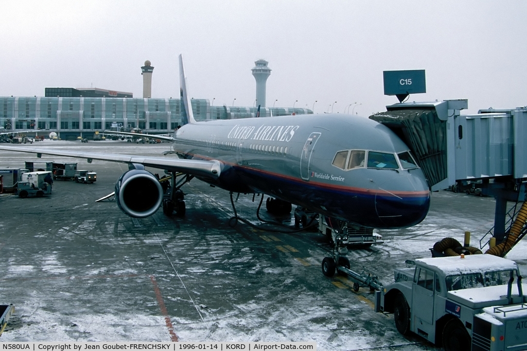 N580UA, 1993 Boeing 757-222 C/N 26698, to MIA