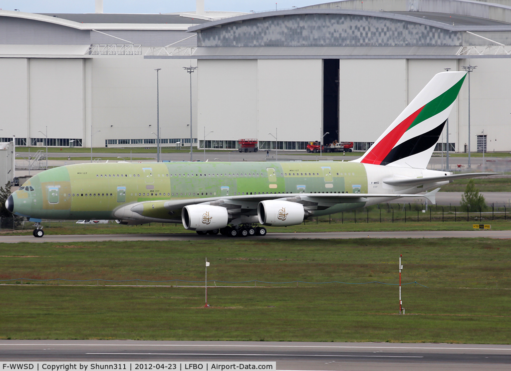 F-WWSD, 2012 Airbus A380-861 C/N 0107, C/n 0107 - For Emirates as A6-EDZ