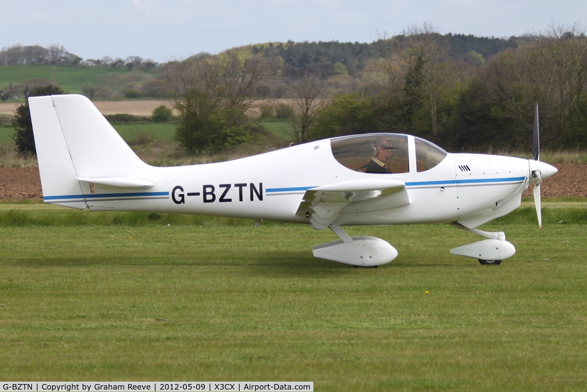 G-BZTN, 2006 Europa XS Tri-Gear C/N PFA 247-13715, Just landed.