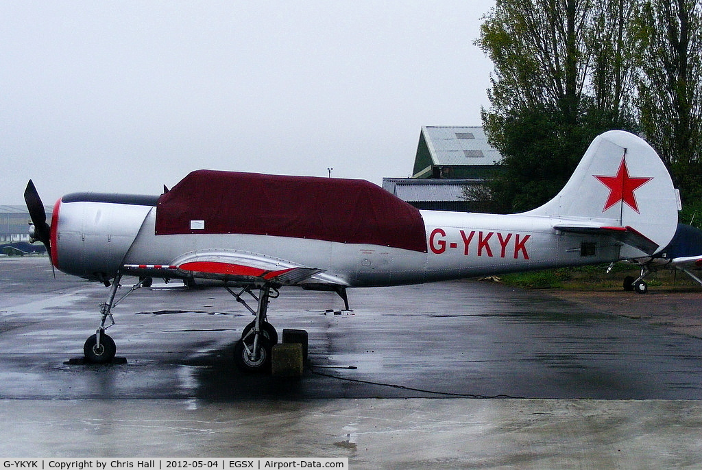 G-YKYK, 1998 Yakovlev (Aerostar) Yak-52 C/N 9812106, Previous ID: LY-AHB