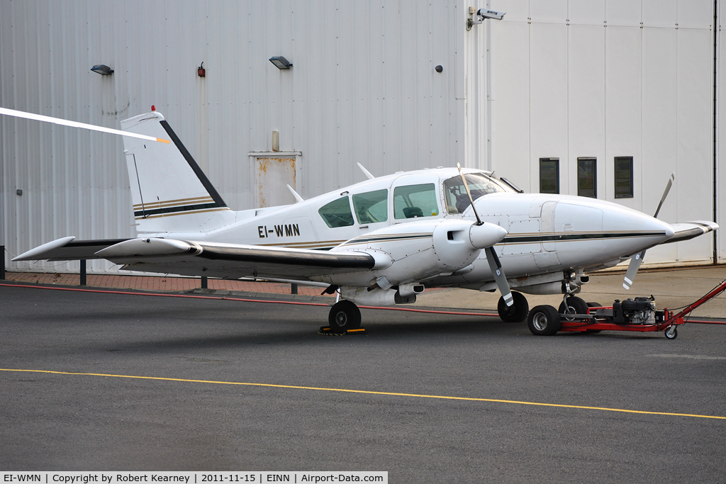 EI-WMN, Piper PA-23-250 C/N 27-7954063, Parked on WestAir ramp