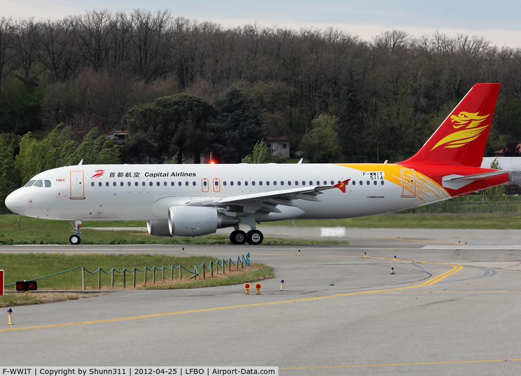 F-WWIT, 2012 Airbus A320-214 C/N 5114, C/n 5114 - To be B-6769
