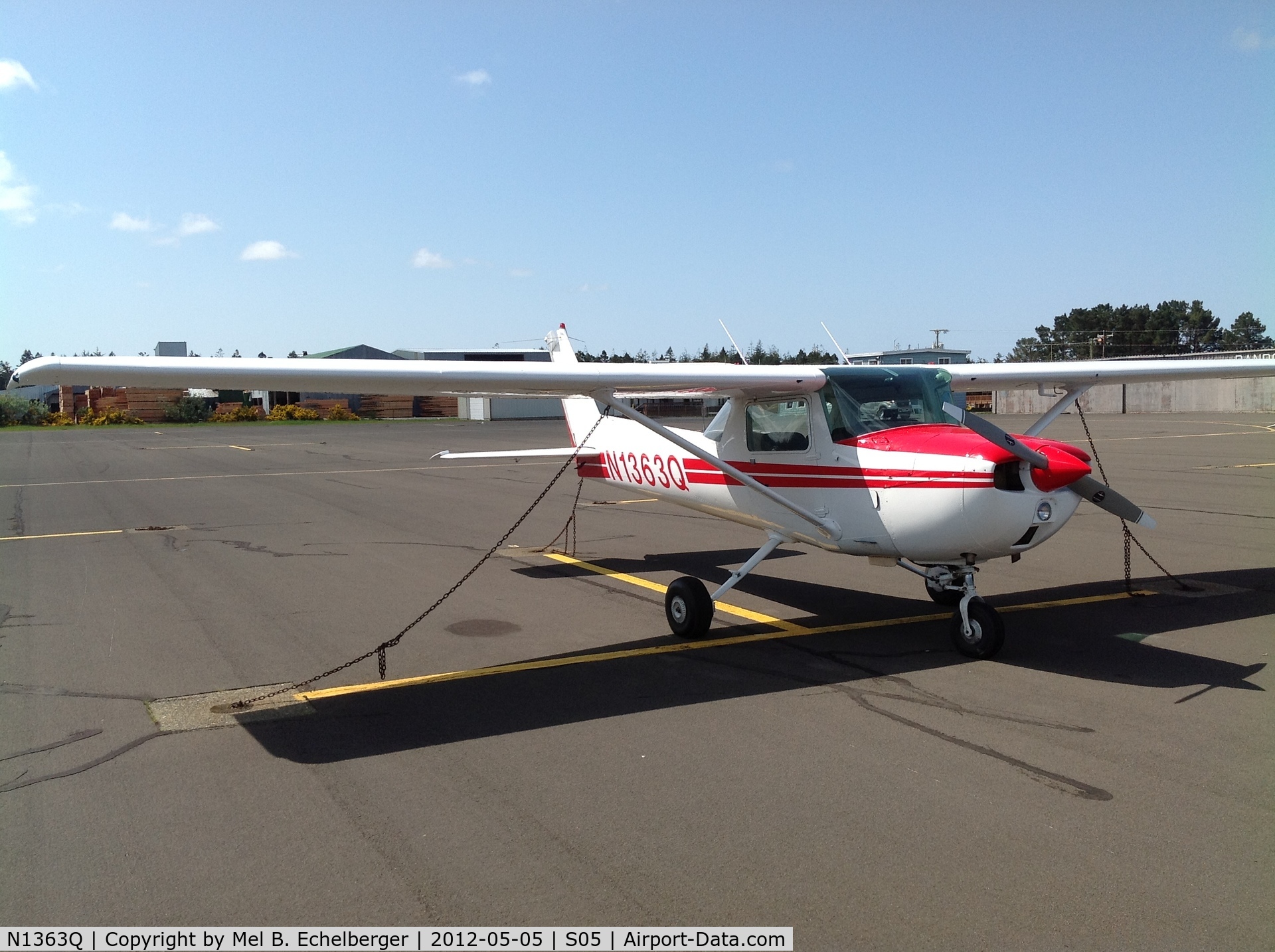 N1363Q, 1971 Cessna 150L C/N 15072663, Bandon, Oregon (S05)