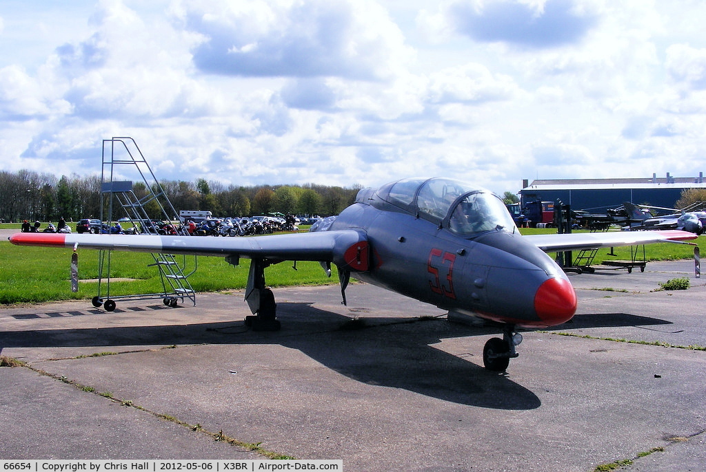 66654, Aero L-29 Delfin C/N 395189, at the Cold War Jets open day, Bruntingthorpe