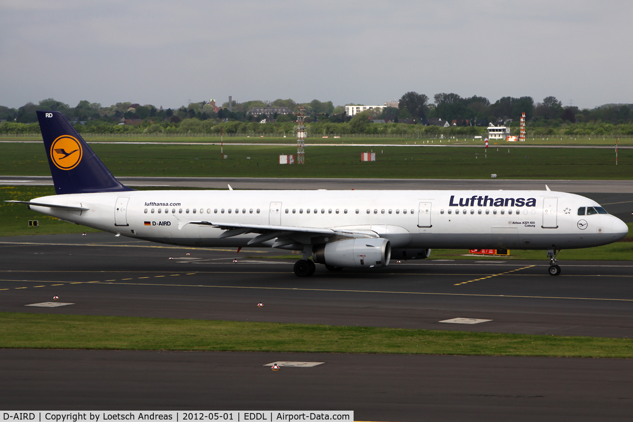 D-AIRD, 1994 Airbus A321-131 C/N 0474, DLH2005 Dusseldorf to Munich, Franz Josef Strauss (MUC)