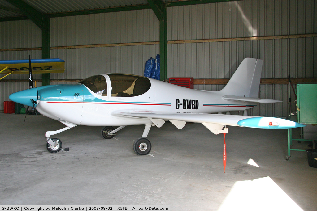 G-BWRO, 1997 Europa Tri-Gear C/N PFA 247-12849, Europa, Fishburn Airfield, August 2008.